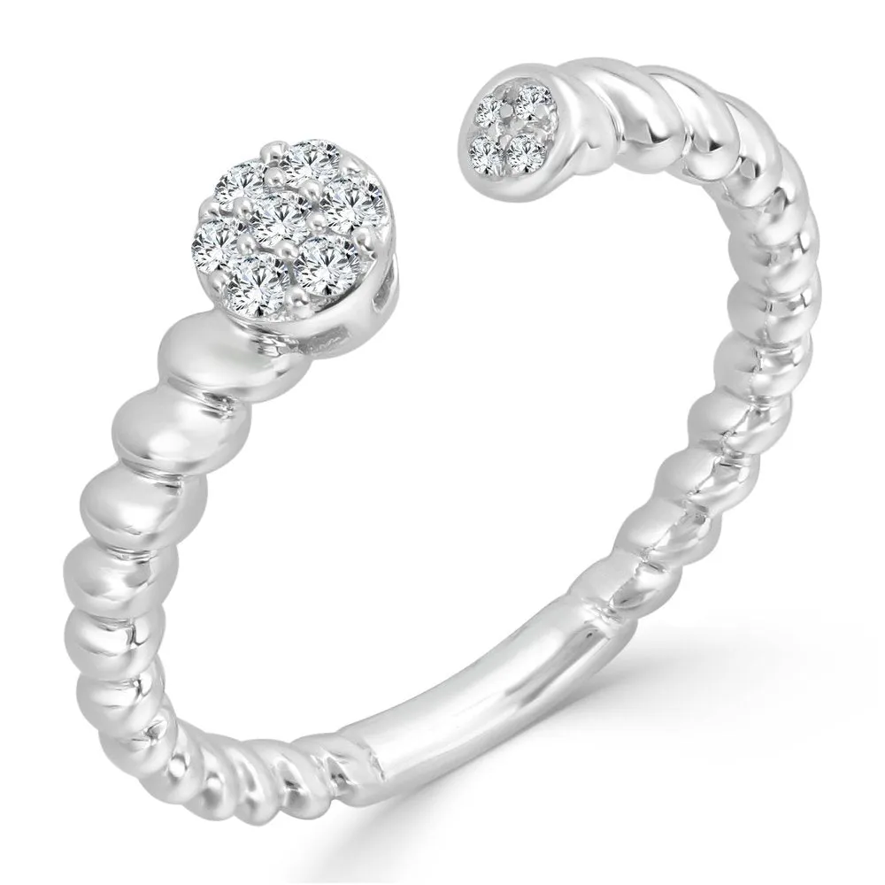 14k Gold & Diamond Ring - 0.09ct