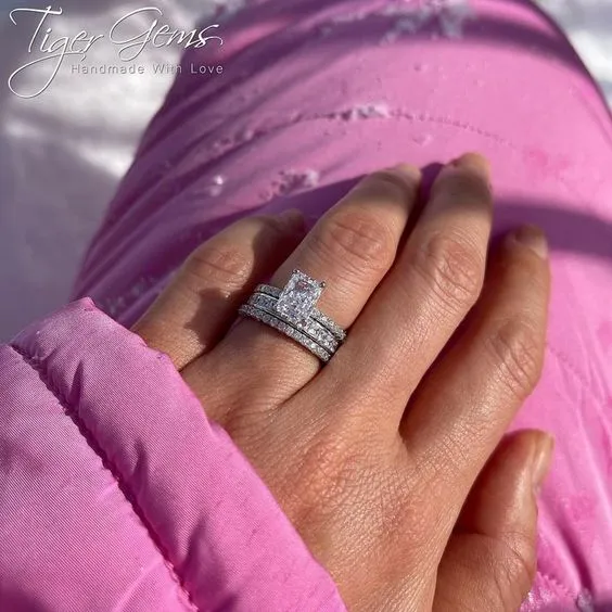 2 ctw Princess Cut Channel Set Eternity Band