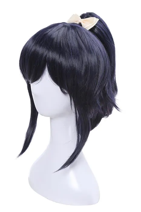 30cm Touken Ranbu Yamatonokami Yasusada Cosplay Wigs Dark Blue Man Wigs