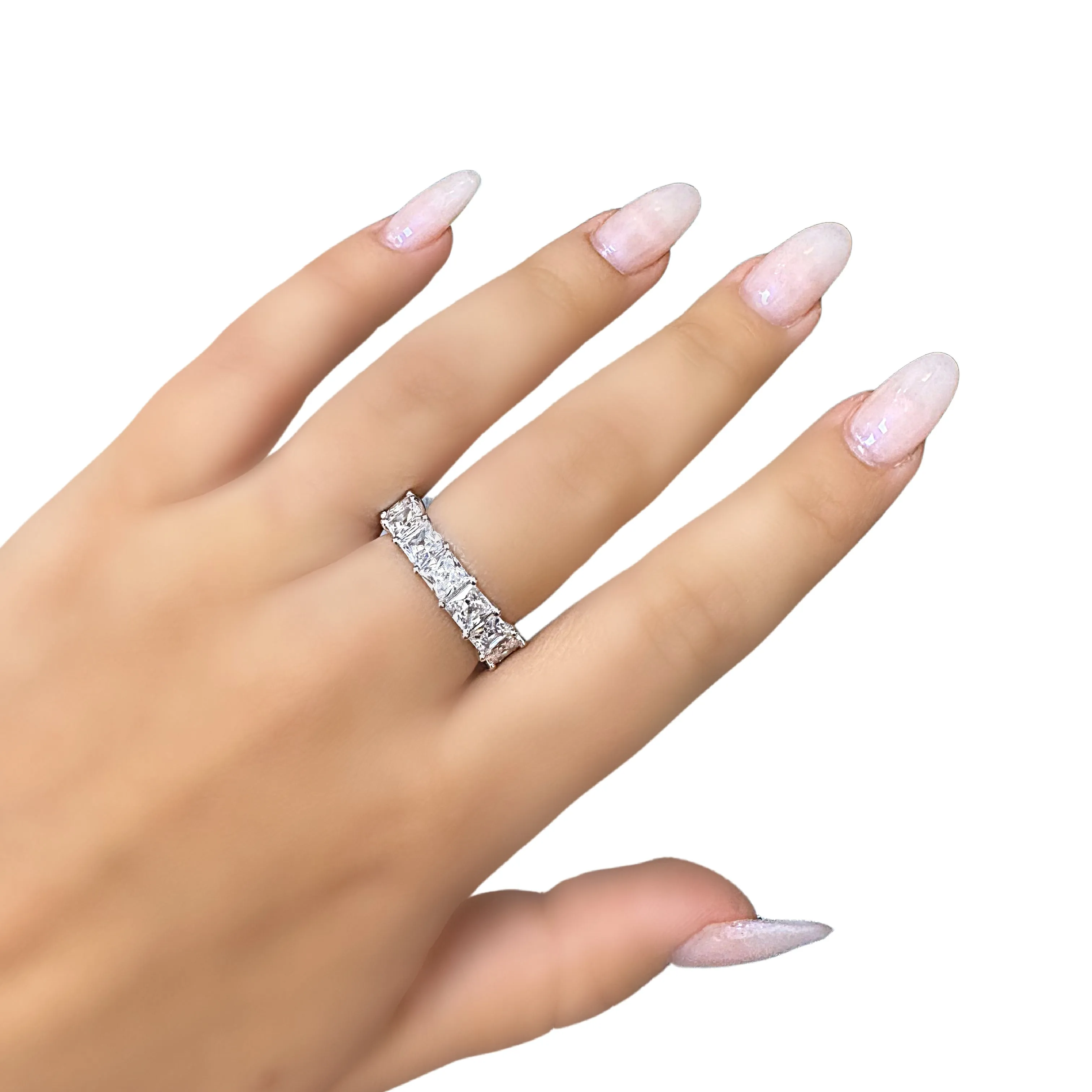 8.00ct tw Princess Cut Diamond Eternity Band