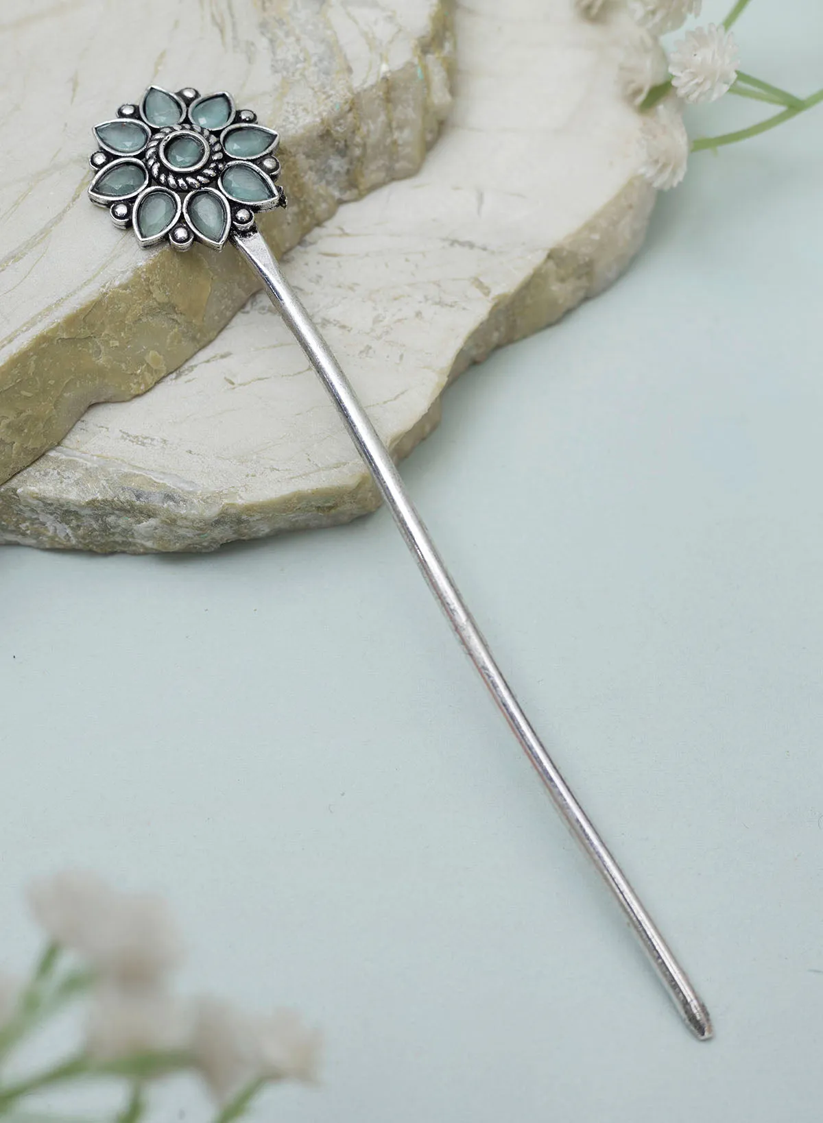 Aadhiya Oxidised Bun stick