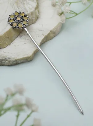 Aadhiya Oxidised Bun stick