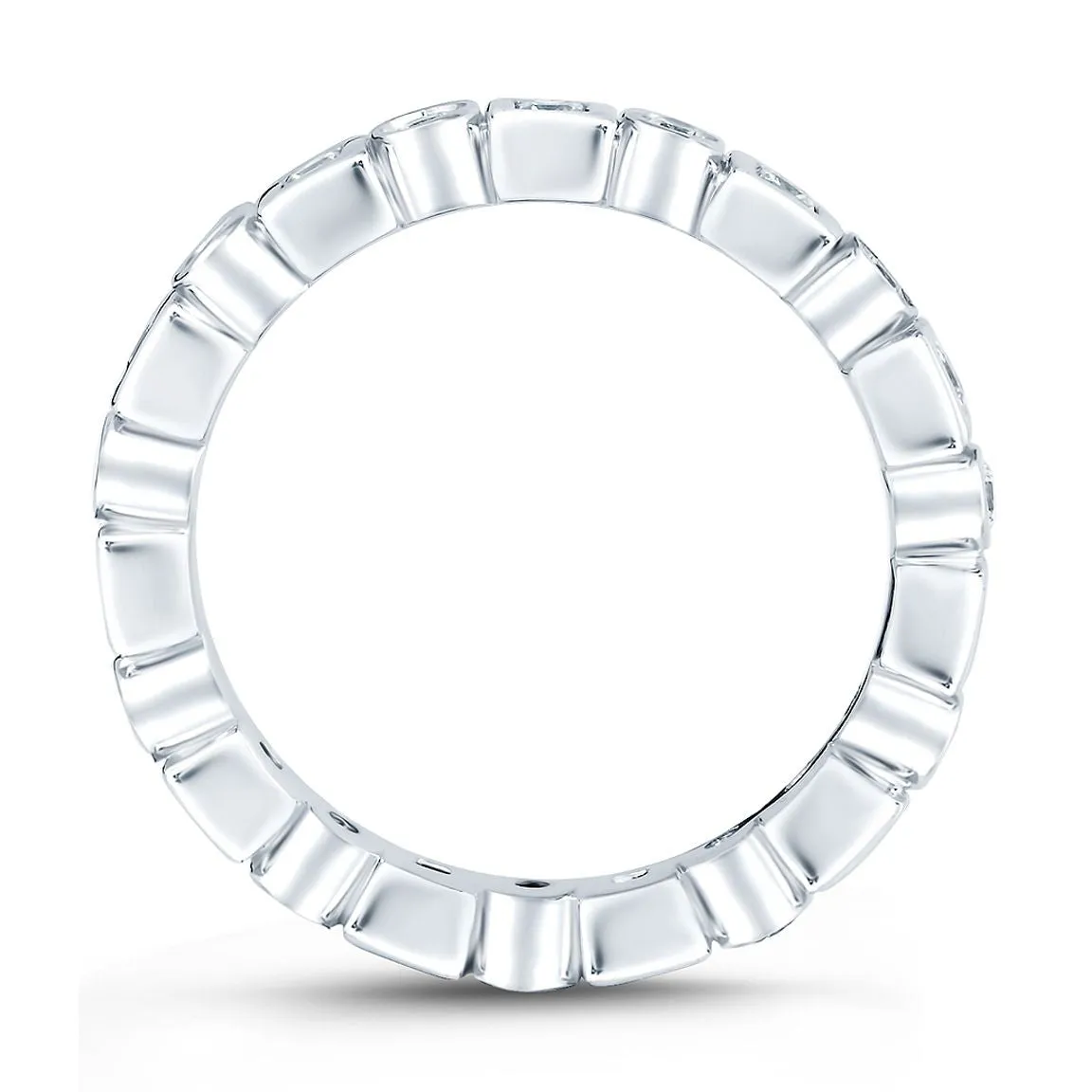 A.Jaffe Stackable Rings Round and Princess Eternity Anniversary Ring WR0841/61