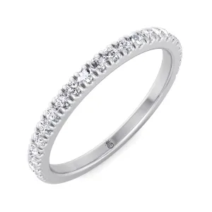 Amarillo - Pave Wedding Band (0.12CT)