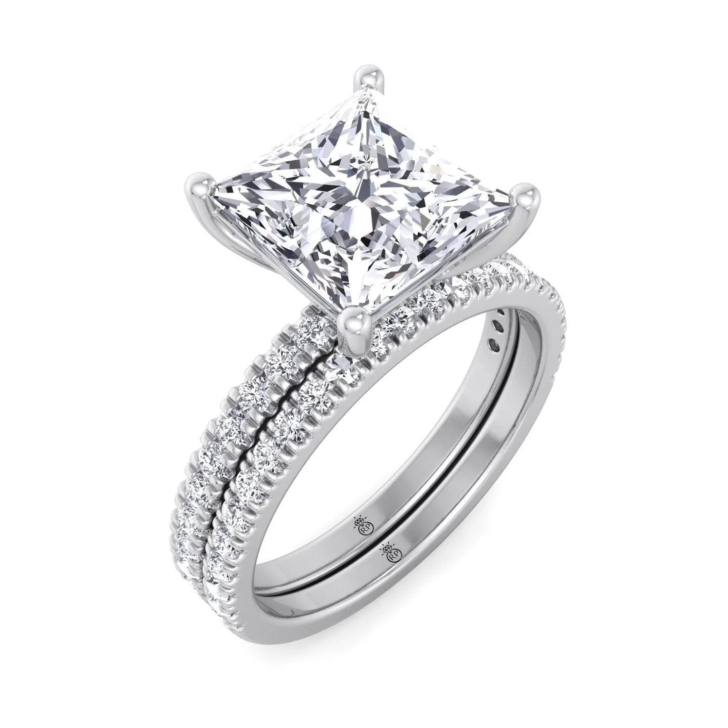 Amarillo - Pave Wedding Band (0.12CT)