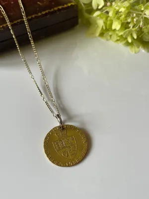 Antique George III Half Spade Guinea Pendant