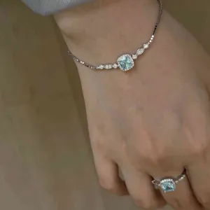 Aquamarine Baroque Bracelet