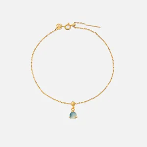 Aquamarine March Birthstone Bracelet