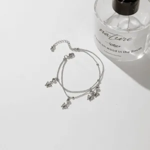 ATMfashions luxury silver braclet butterfly for women atm01