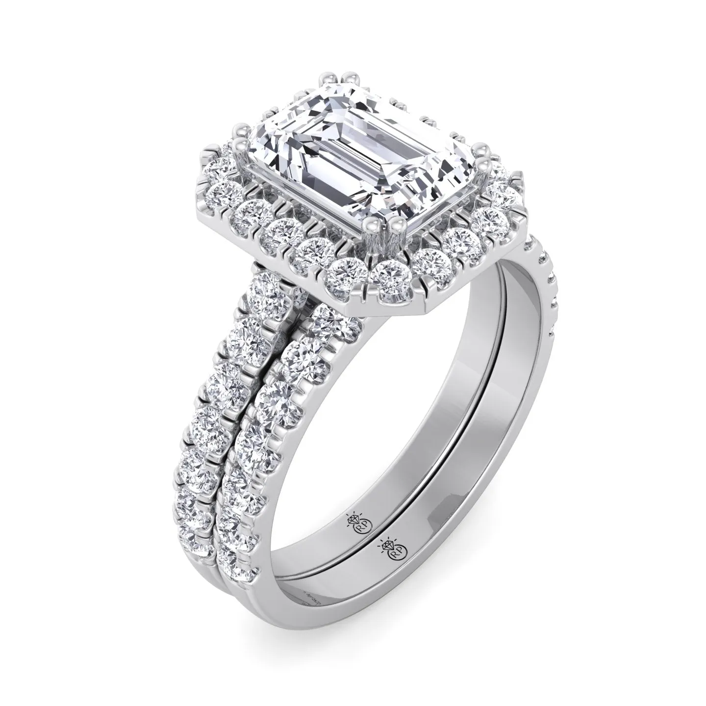 Azul - Matching Pave Wedding Band (0.47 CT)