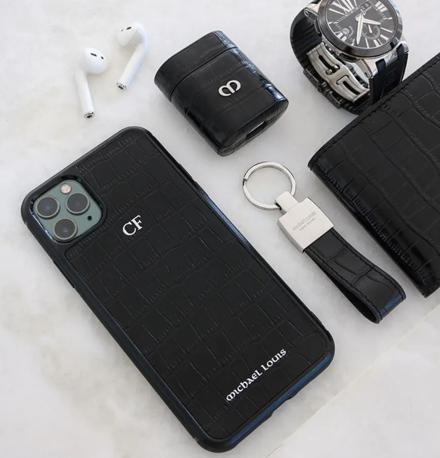 Black Croc iPhone 11 Pro Max Case