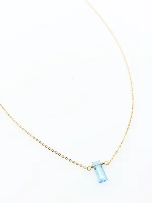 Blue Topaz Necklace