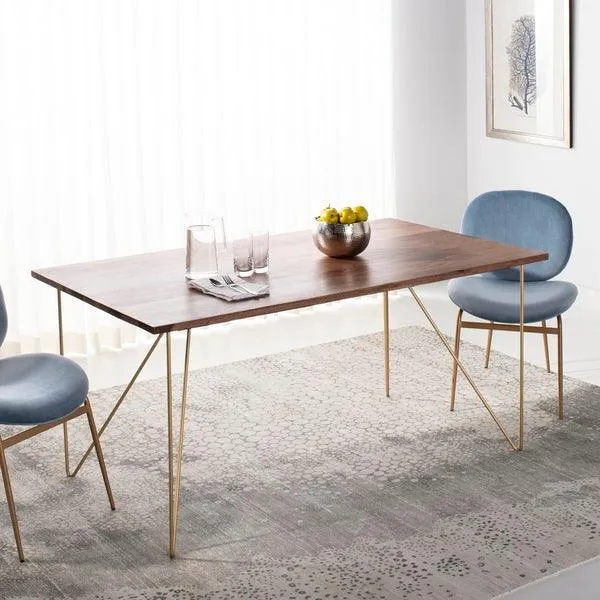 CAPTAIN HAIRPIN LEGS WOOD DINING TABLE