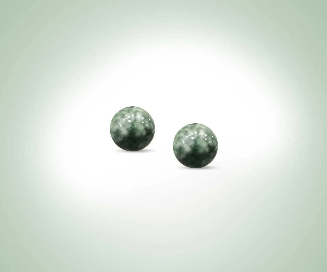Classic Jade Studs