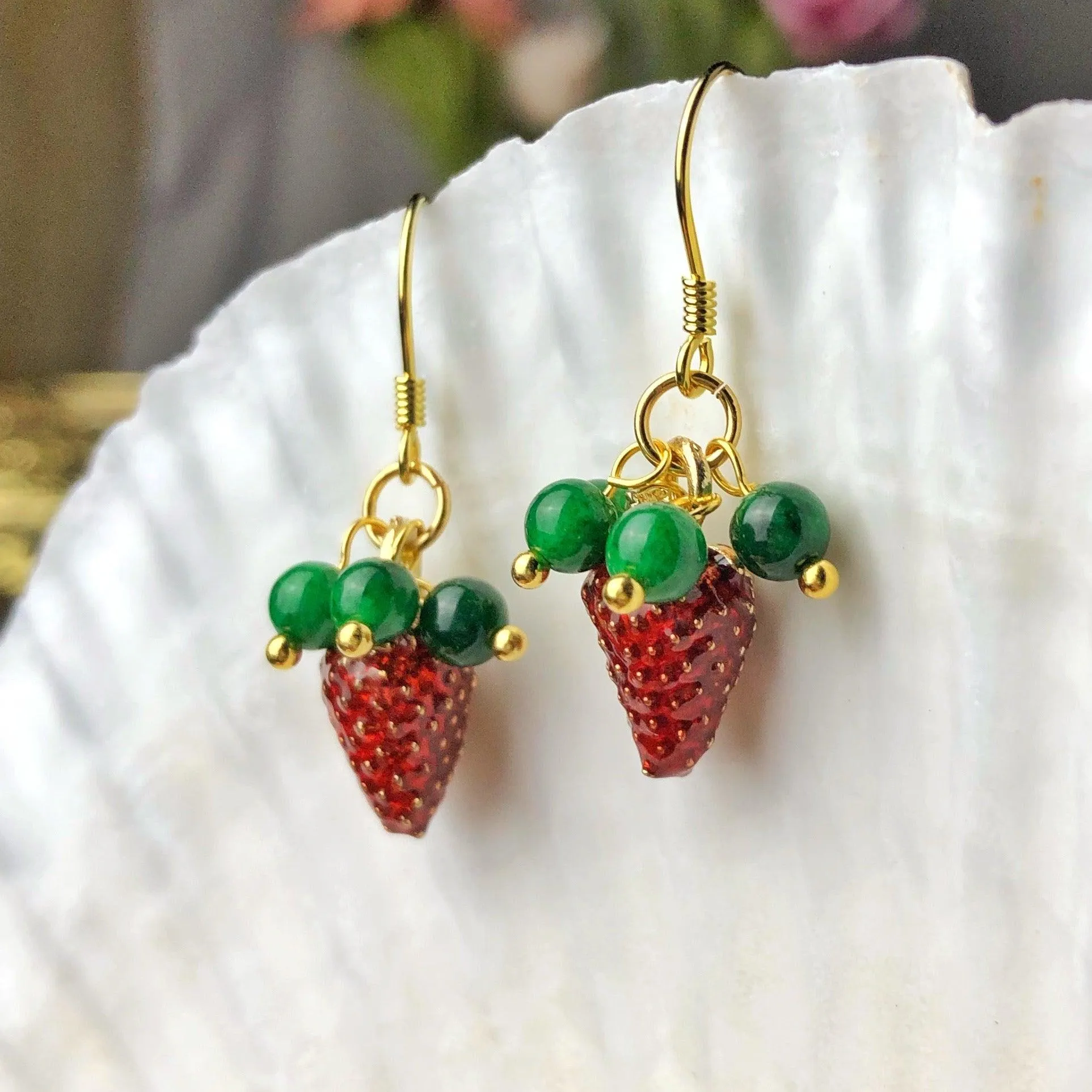 [Clearance] Strawberry Earrings