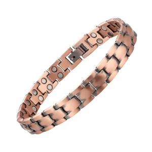 Copper Medium Width Magnetic Bracelet