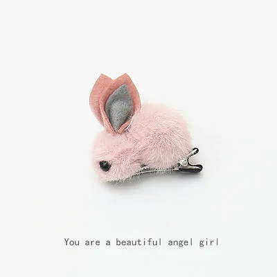 Cute bunny hairpin yc22375