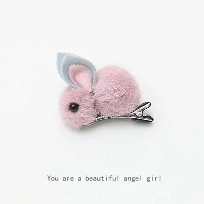Cute bunny hairpin yc22375