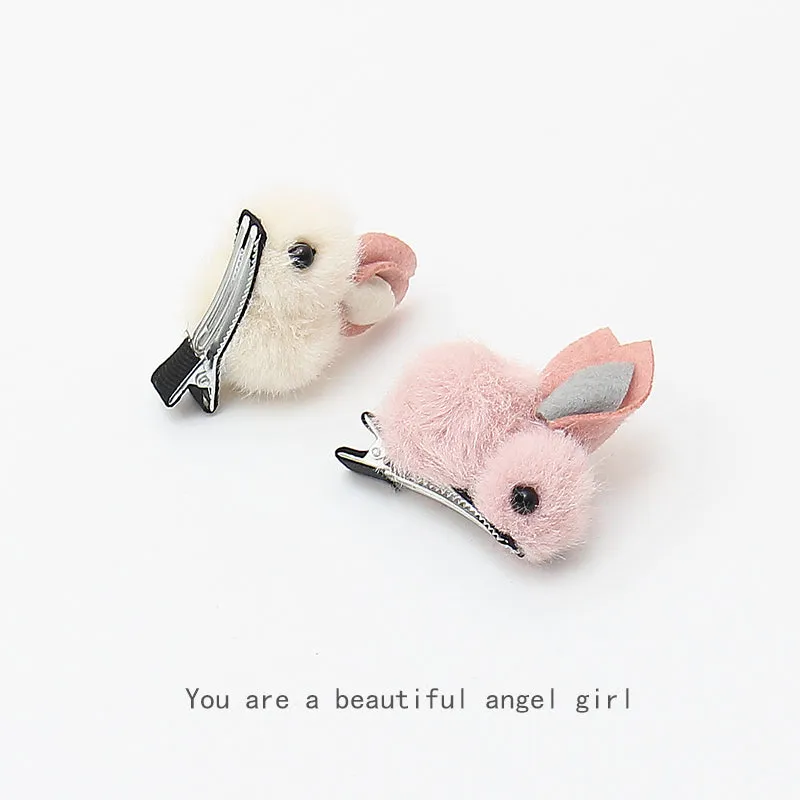 Cute bunny hairpin yc22375