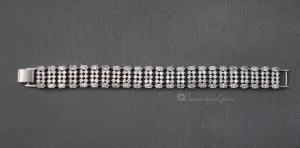 CZ Tennis Bracelet with Marquise Accents