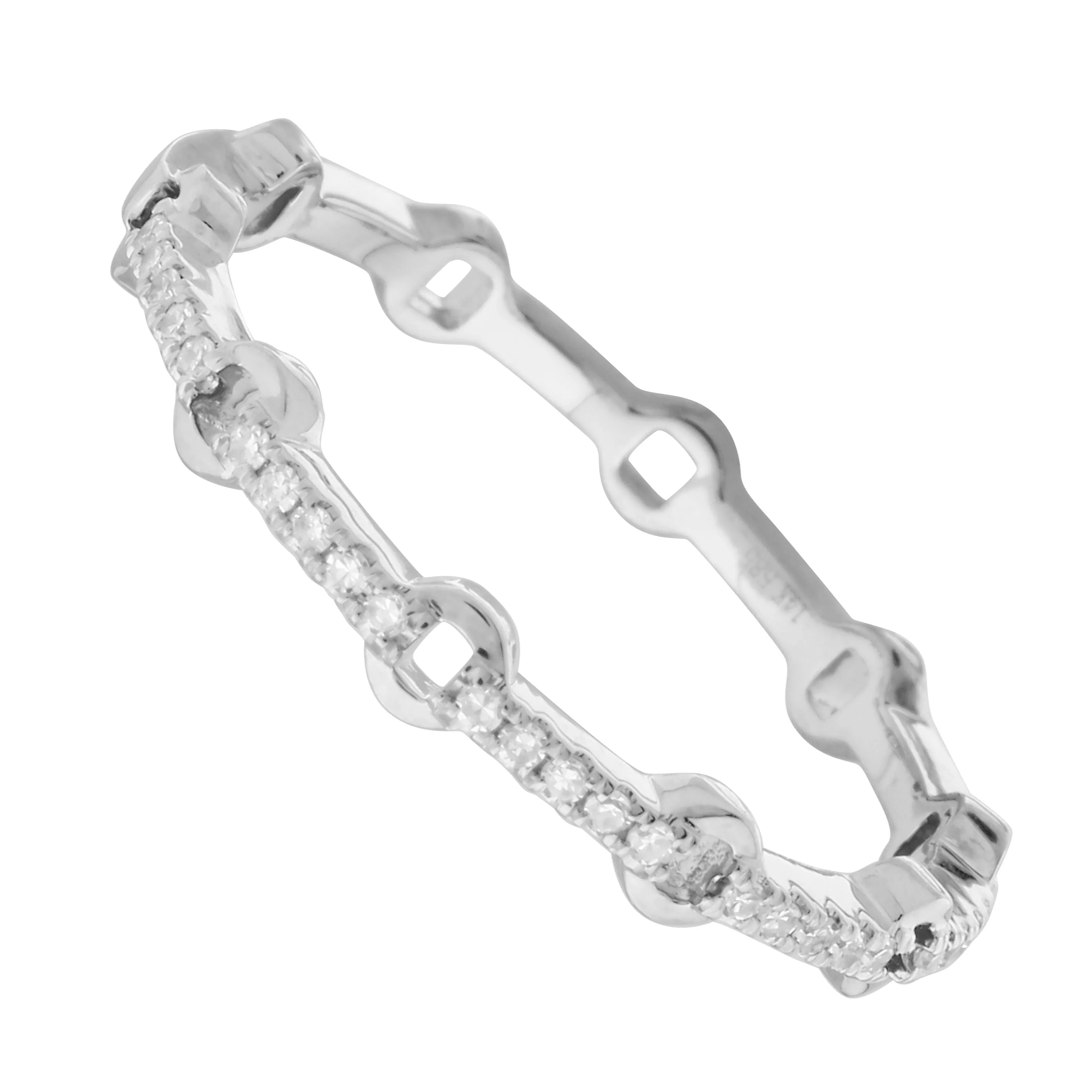 Diamond Design Stack Ring