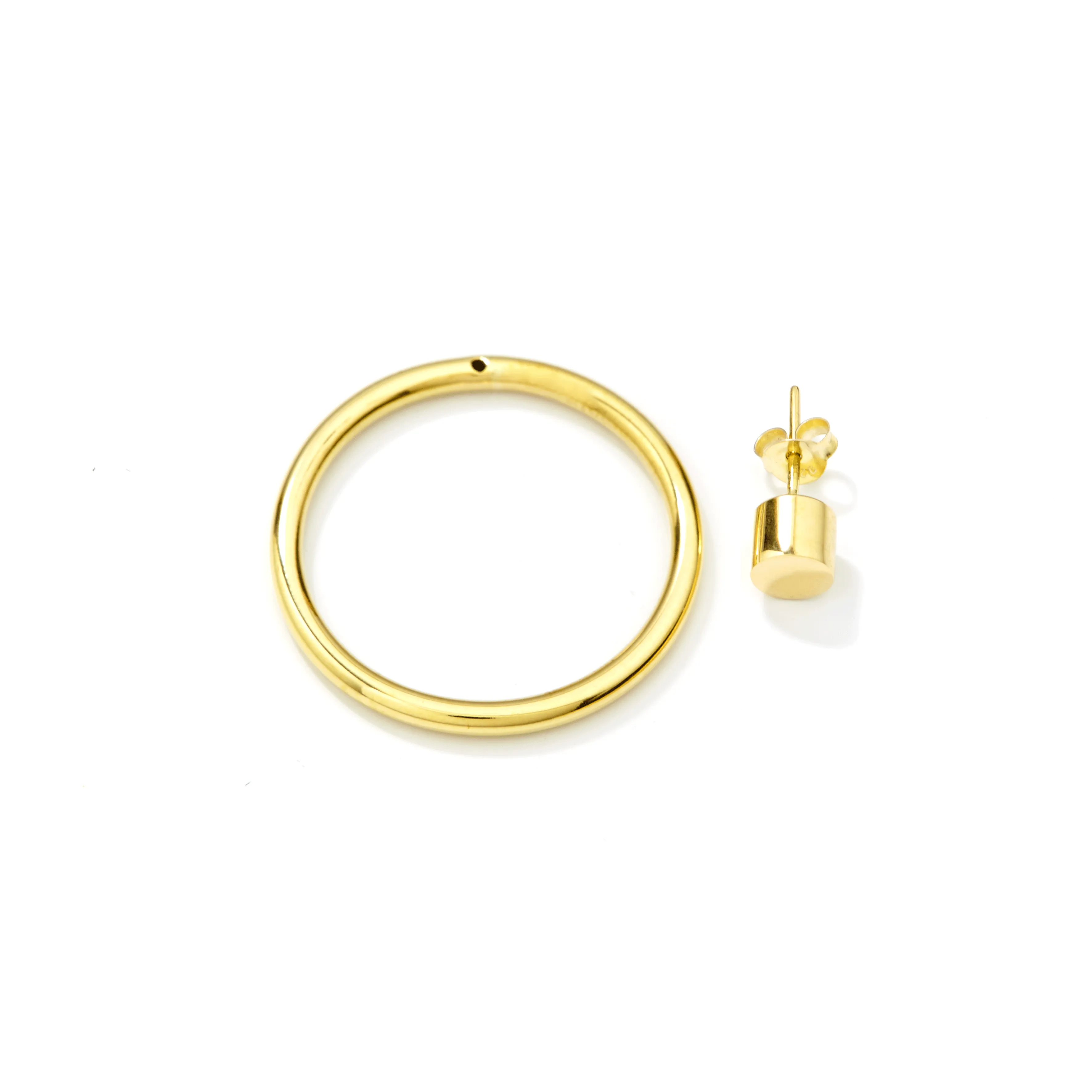 Double Bold Earring SILVER
