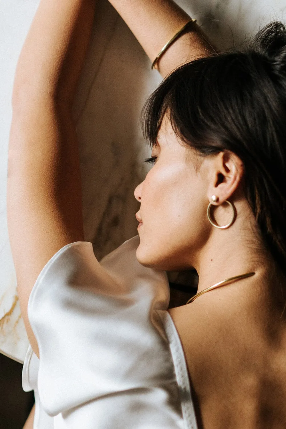 Double Bold Earring SILVER