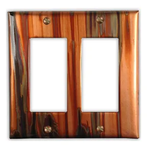 Enchantment Vertical Copper - 2 Rocker Wallplate