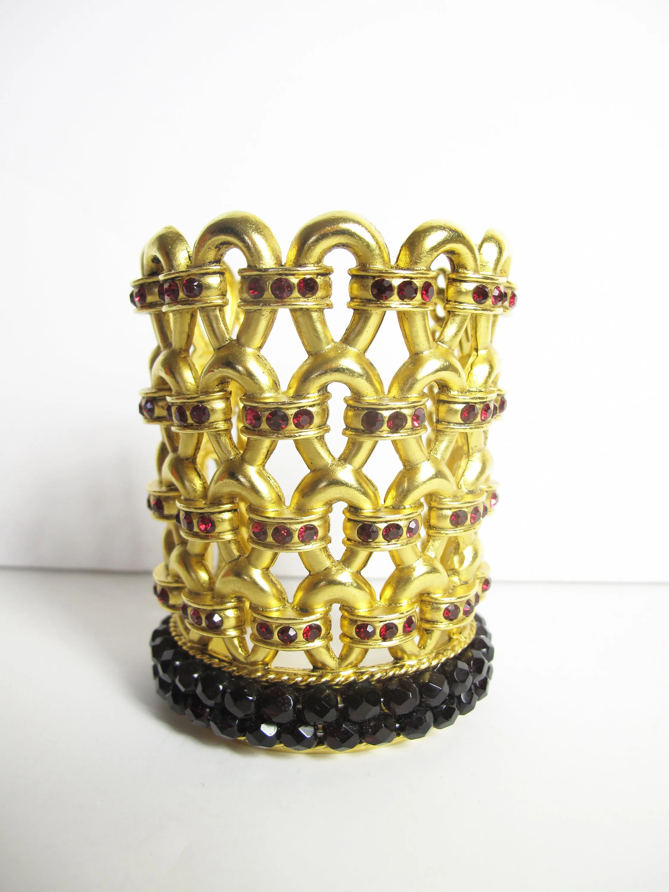 Gold Plated CLAIRE DEVE 1980s Bracelet