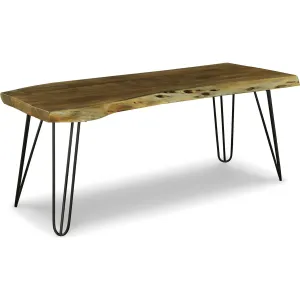 Haileeten Bench - Brown/Black