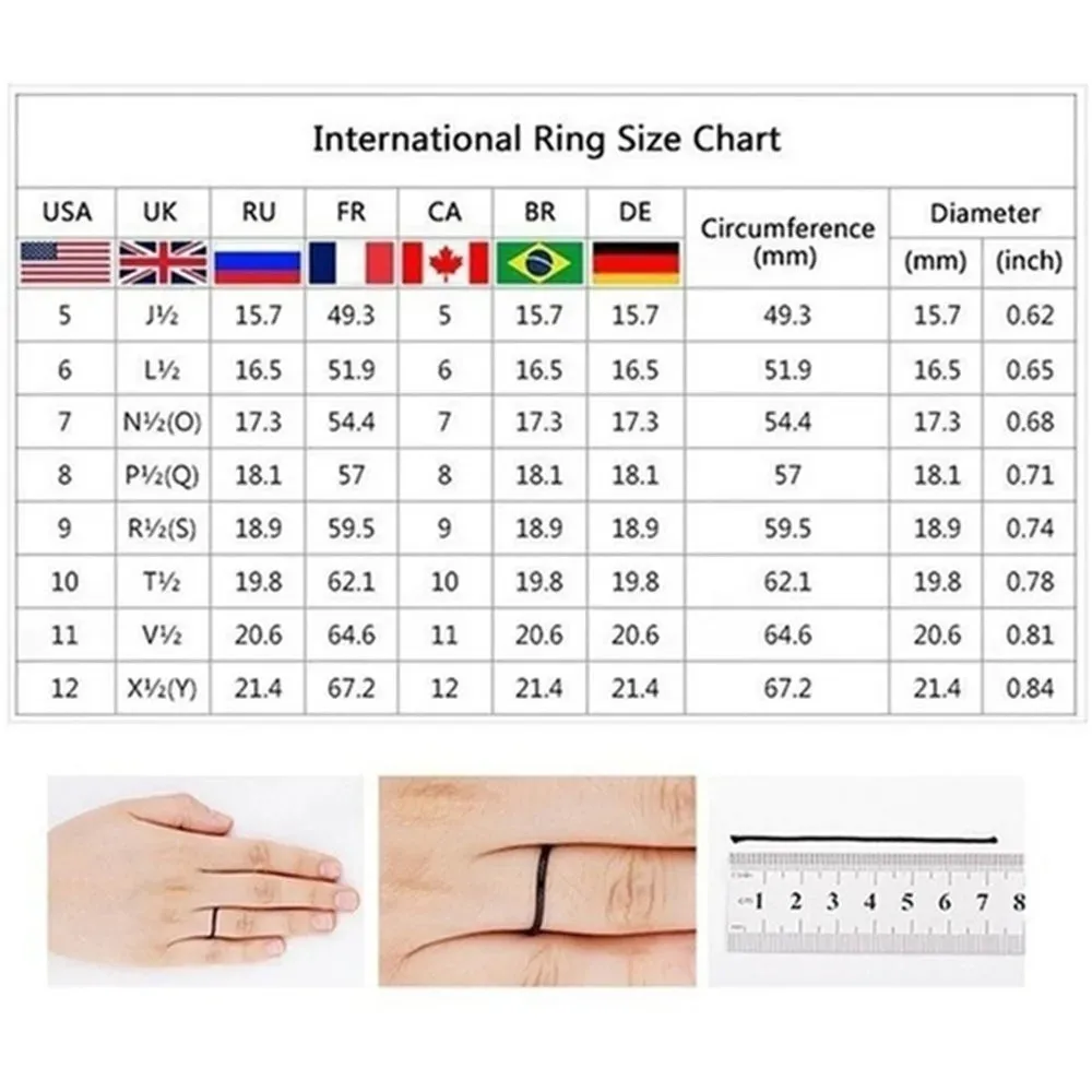 Hot Sale Popular Inlaid Crystal Wide Face Watch Style Men's Ring Banquet Business Male Ring Jewelry Size 6-13