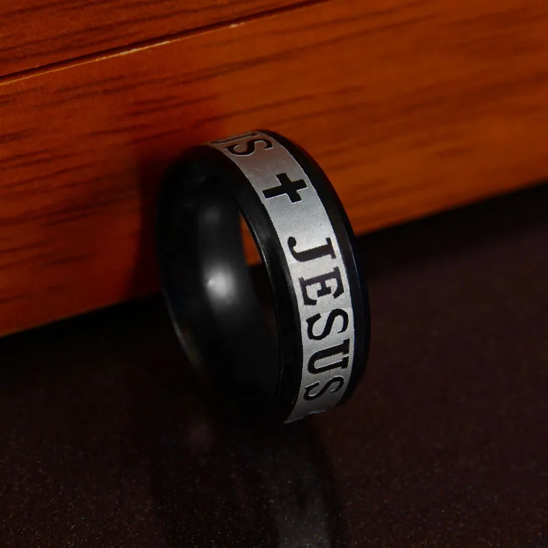 Jesus Stainless Steel Ring
