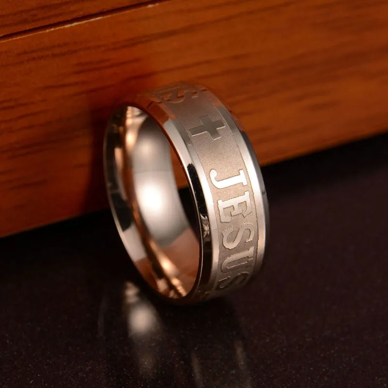 Jesus Stainless Steel Ring