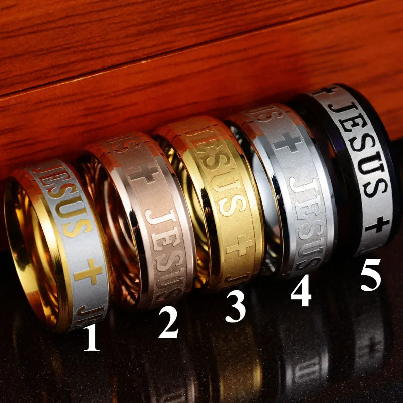 Jesus Stainless Steel Ring