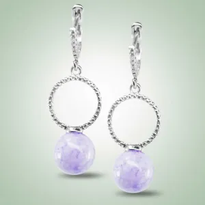 Lavender Wheeler Earrings