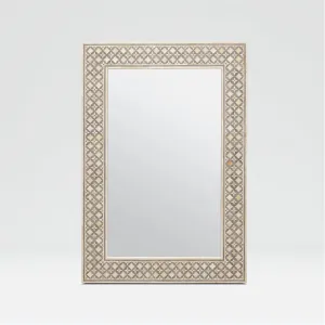 Made Goods Dustin Inlaid Bone Mirror