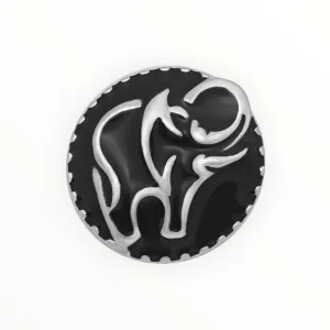Metal Hairpin click / chunk button 093.