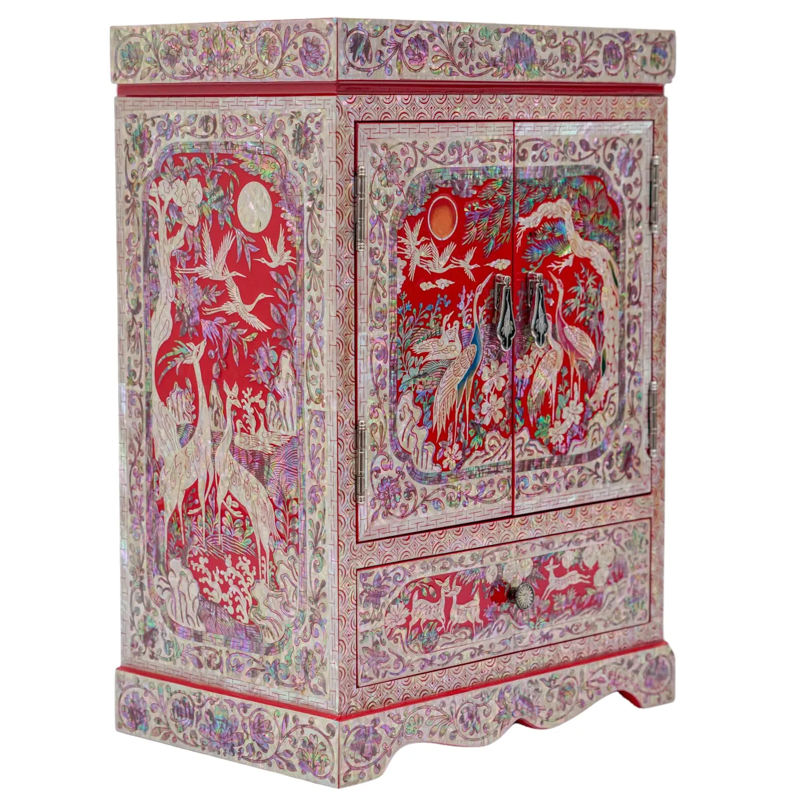 Mother of Pearl Inlaid Cabinet
