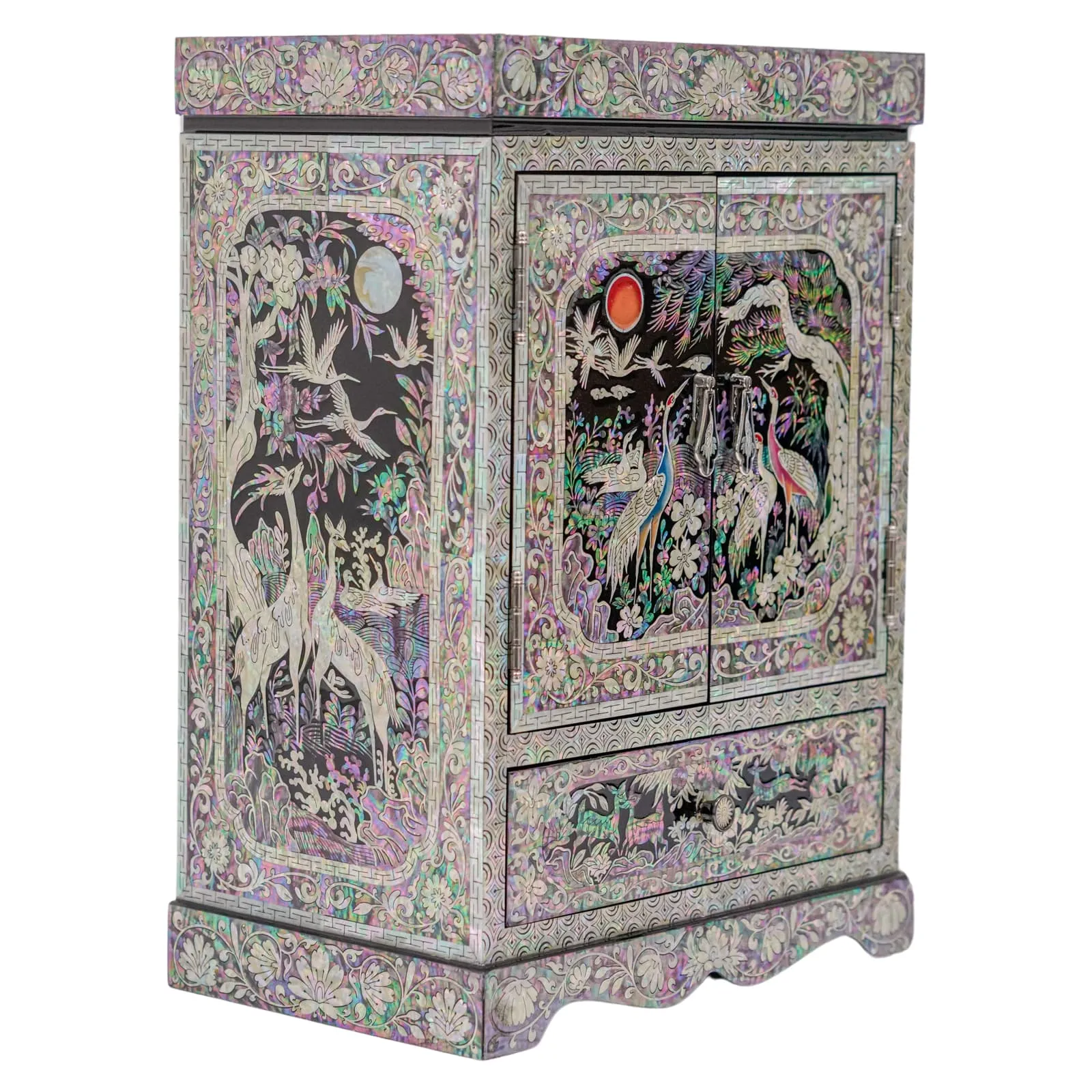 Mother of Pearl Inlaid Cabinet