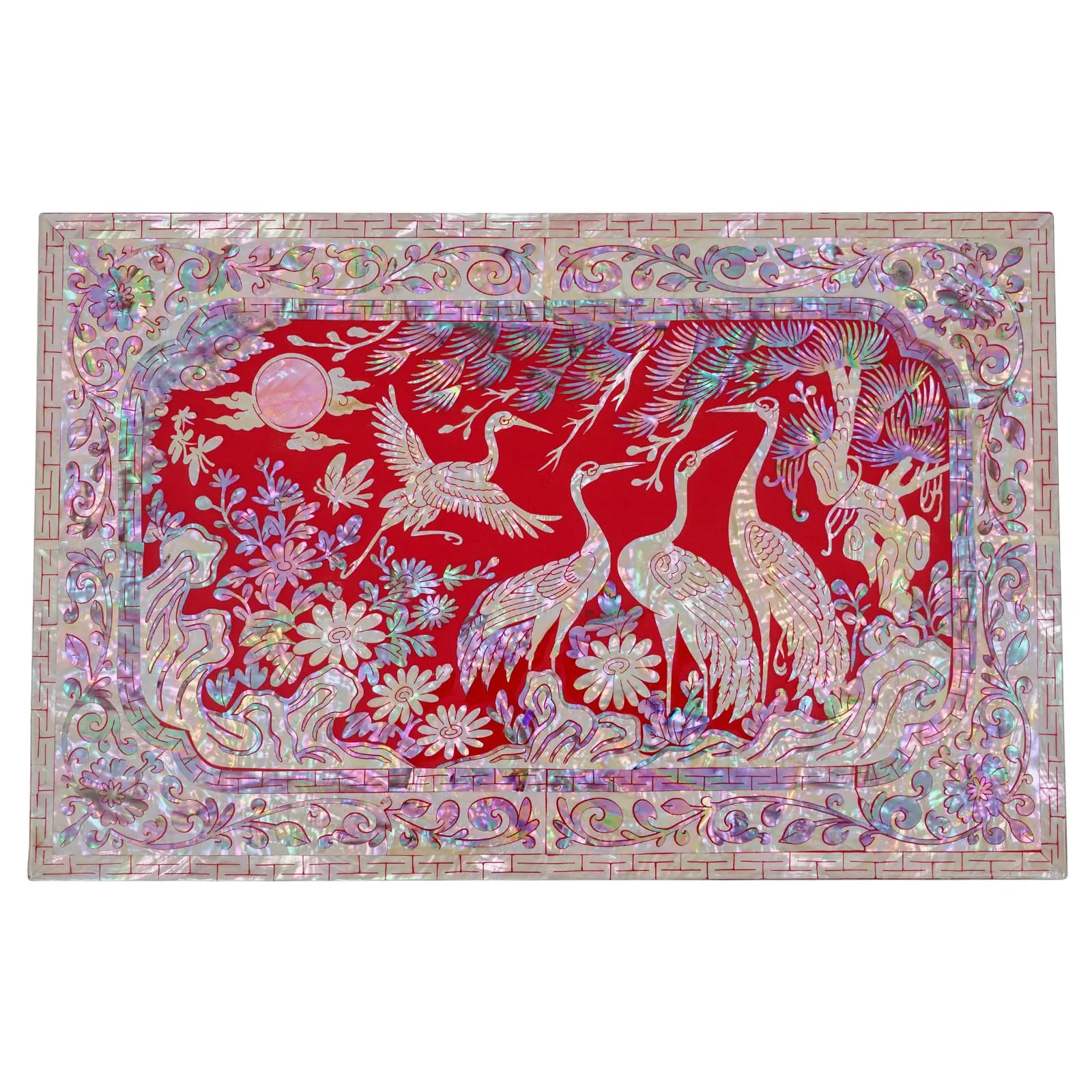 Mother of Pearl Inlaid Cabinet
