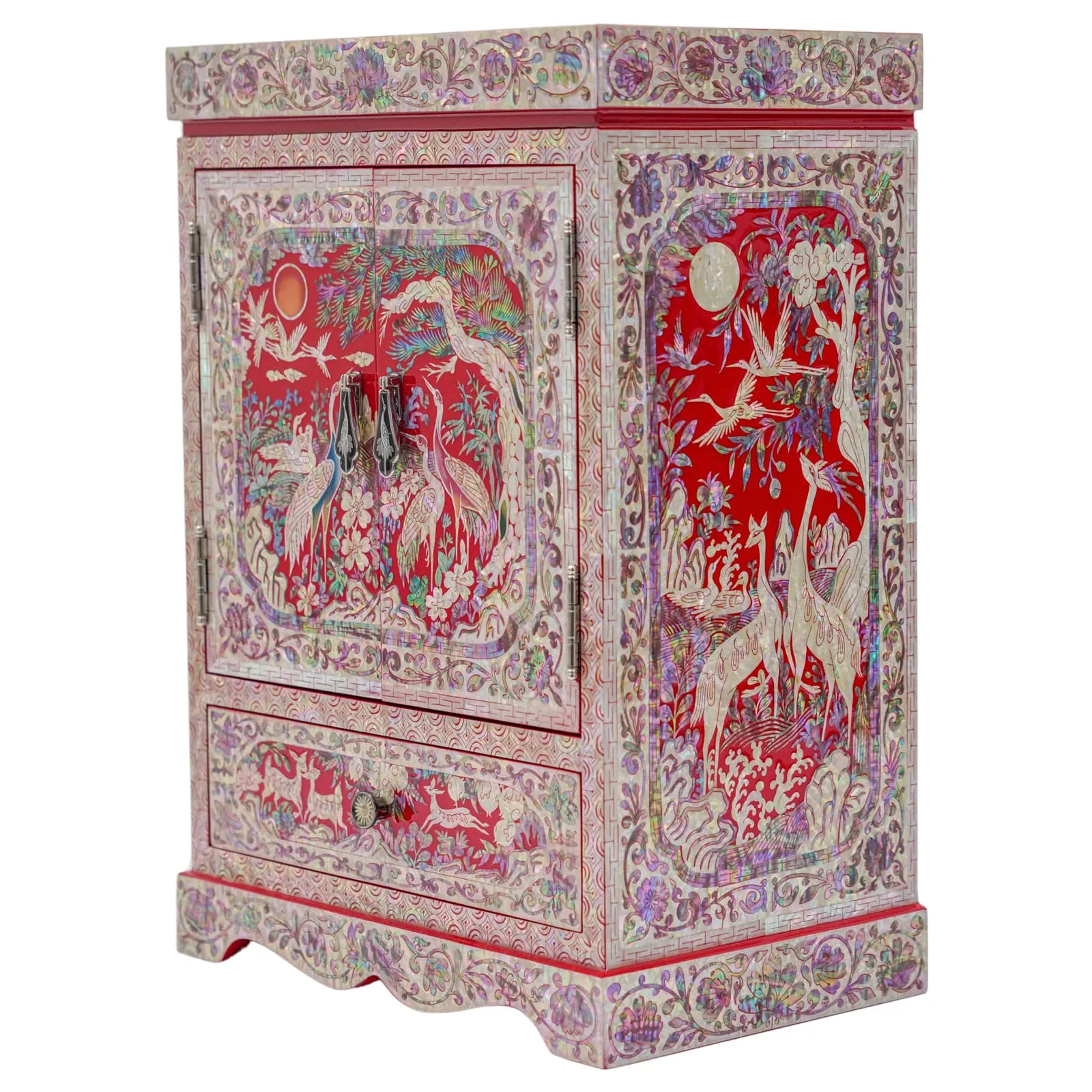 Mother of Pearl Inlaid Cabinet