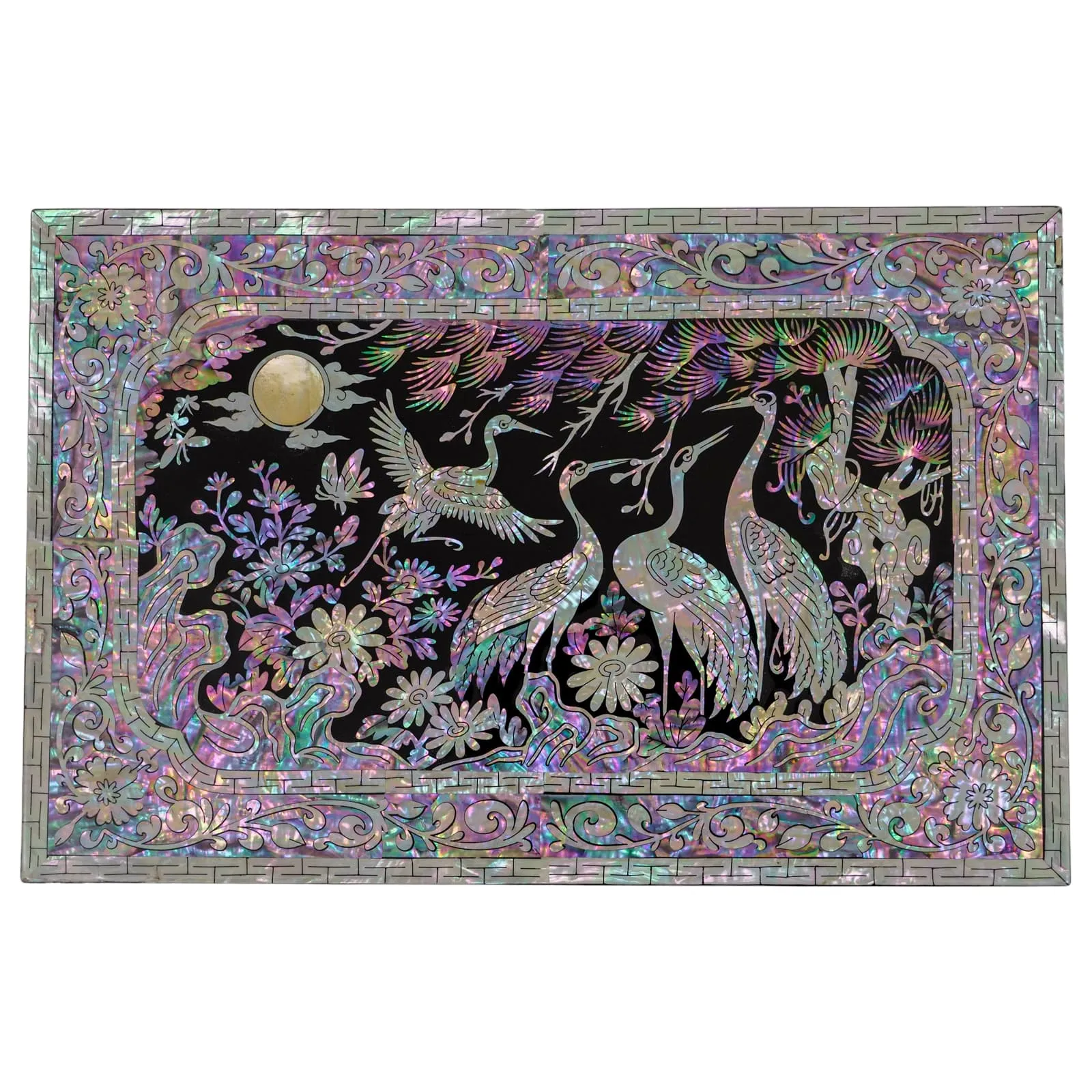 Mother of Pearl Inlaid Cabinet