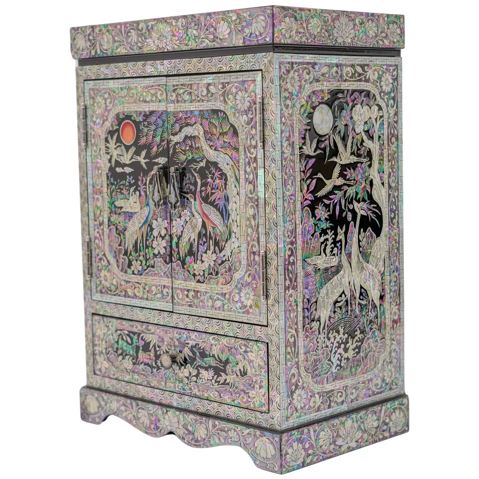 Mother of Pearl Inlaid Cabinet