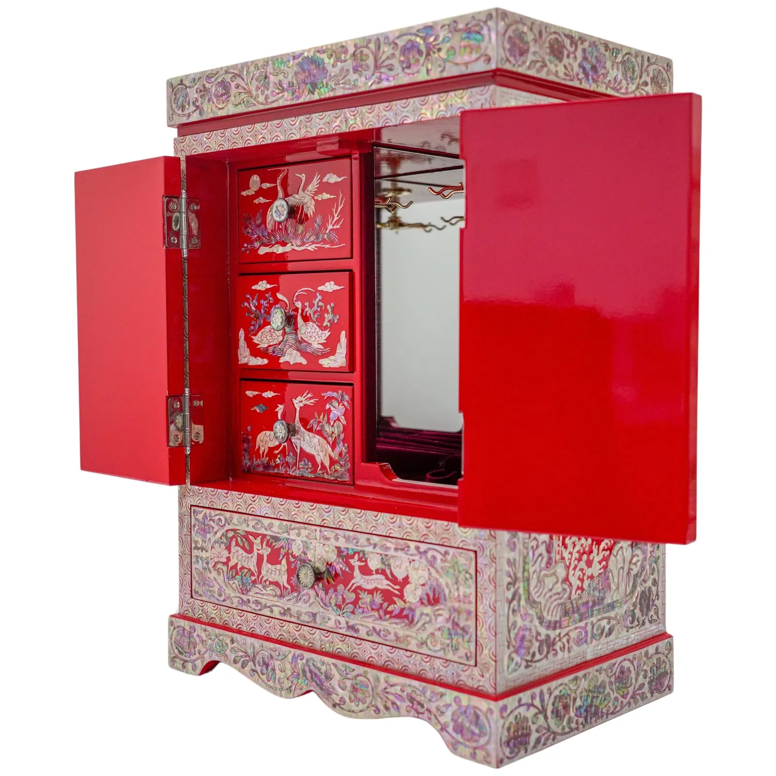 Mother of Pearl Inlaid Cabinet