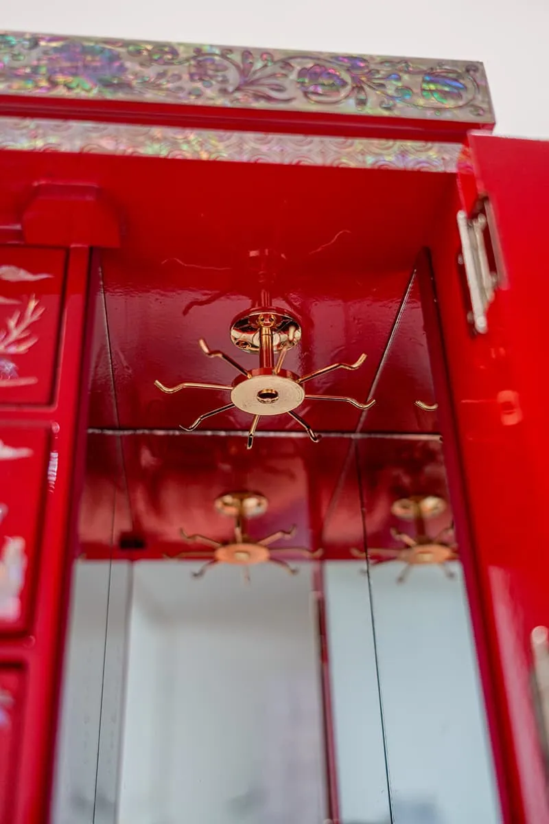 Mother of Pearl Inlaid Cabinet