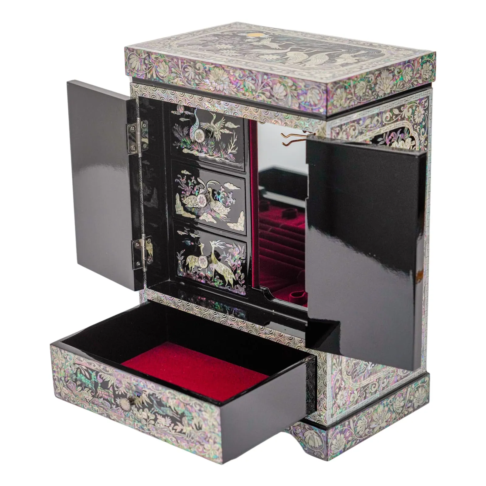 Mother of Pearl Inlaid Cabinet