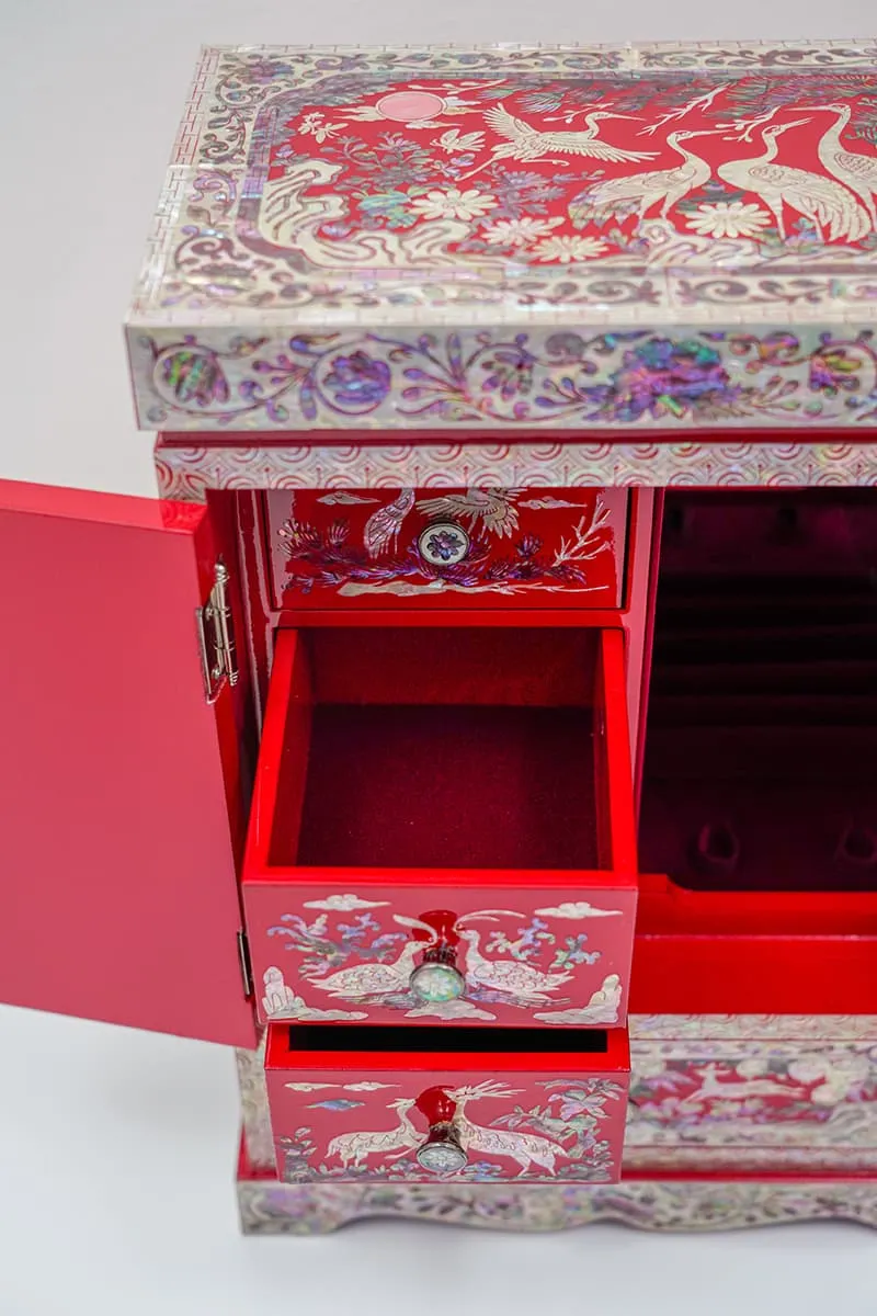 Mother of Pearl Inlaid Cabinet