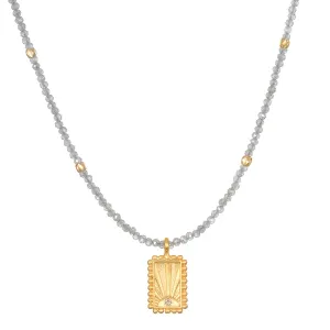 Mystic Labradorite Sunrise 16" Necklace