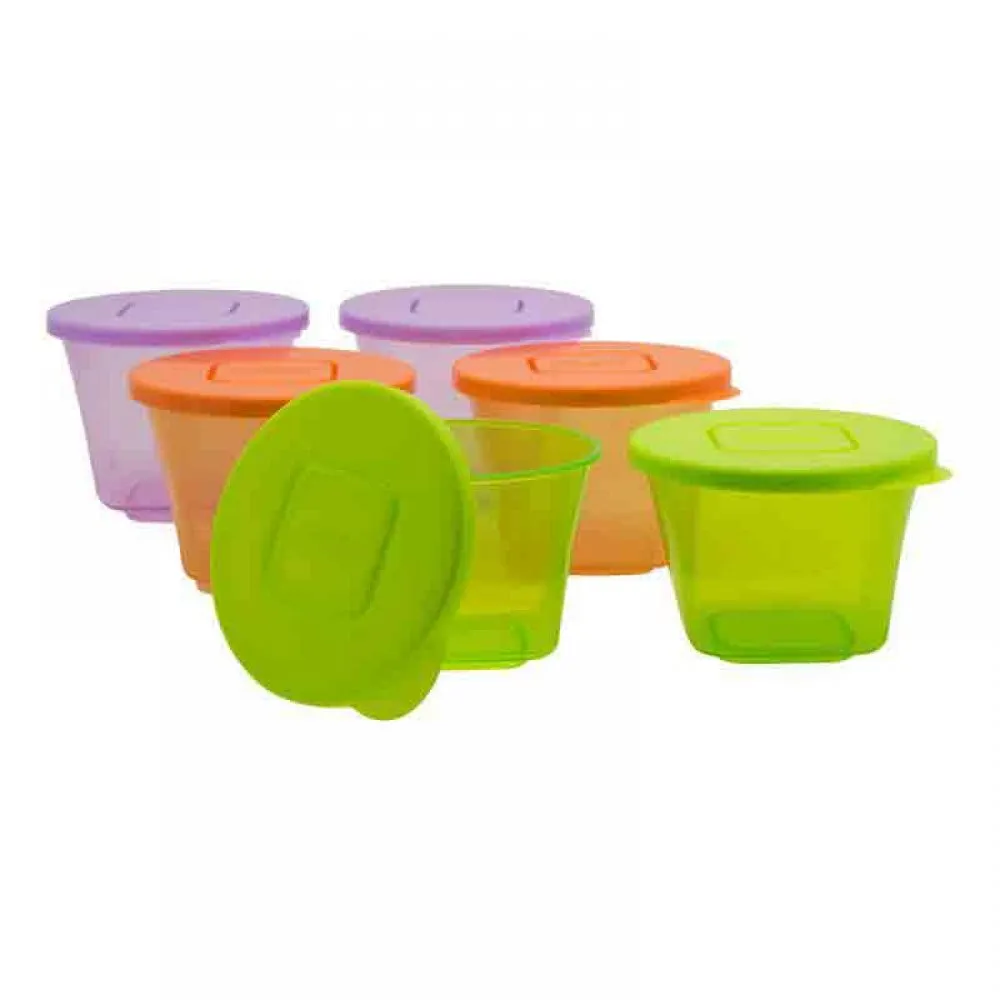 NUK Stackable Food Storage Pots 6Pk