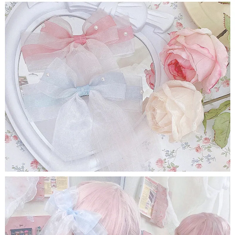 Original Cute Lolita Big Bow Hairpin